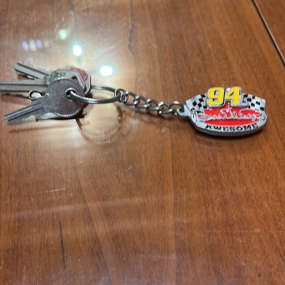 Racer key chain vintage. 1997. Number 94 Bill Elliott - Picture 4 of 4
